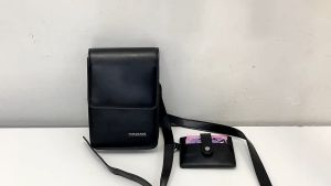 Túi đeo chéo một vai Túi kết hợp túi nhỏ Tide 2 màu nam nữ [deal sốc]