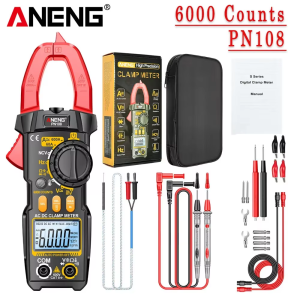 ANENG | ANENG PN108 Inductance Digital Multimeter AUTO Range 9999 Counts Voltage Current Capacitance LED Smart Backlit Large Screen