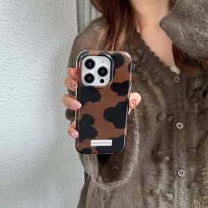 Black Sweater With Leopard Print Texture Phone Case For iPhone 17 16 PRO 15 14 13 12 11 Pro Max 7 8 Plus XR X XS MAX Y2K Cover