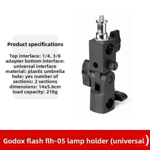 Multi-Angle Hot Shoe Flash Adapter for Photography LED Light Stand