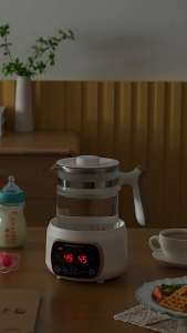 SG【IN STOCK】Electric Kettle Baby Milk Powder Thermostatic Smart Water Kettle with Temperature Regulator Glass Kettle