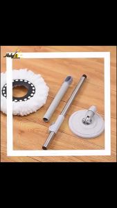 Round Spin Mop Set With Bucket 360 Rotating Floor Mop Quick Dry Wash Mop Lantai Putar 免手洗旋转拖把抹地