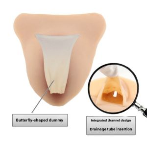 Realistic Y16T Transitioning Products Full Silicone Insert Piece CD Fake Female Genitalia Insert Home Comfort Underwear