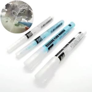 0.7/3Mm Marker สีขาว Liquid กาวสีขาว Hand-Painted สีน้ำ Gouache ปากกาพิเศษ Art สีน้ำรายละเอียด Degrat ตกแต่ง