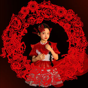 HUANGLISHI | Photography Decoration Hollow Chinese Paper Cutting Yun Jian Headpiece