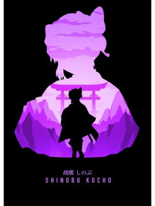 Minimalistic Art Demon Slayer Muichiro Sanemi Canvas Painting Japanese Anime Poster Print Wall Art For Living Room Home Decor