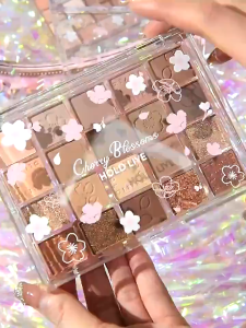 20 Color Eyeshadow Palette Earth Tone Low Saturation Glitter Shimmer Red Brown Pink Silver Eye Shadow Womens Cosmetics