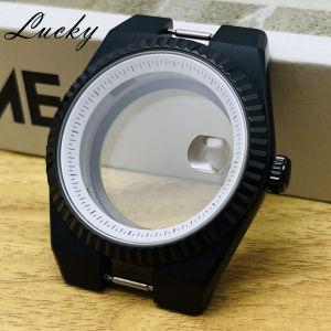New 40mm Gold Land-Dweller Watch Case With 904L Strap Sapphire Glass Fit NH34 NH35 NH36 Movement For 28.5 Dial Watch Accessories