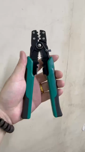 ALLAN 3 In 1 Wire Crimper Stripping Tool with Stripper Cutter Multifunctional Stripping Crimping Pliers Terminal Pliers Crimping Tool