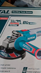TOTALรุ่นTAGLI261021 ( Li-ion Angle Grinder ) เครื่องเจียร์ 4 นิ้ว ไร้สาย 20 โวลท์ ( 3 Speed ) มอเตอร์ไร้แปรงถ่าน (แบต 1 ก้อน + แท่นชาร์จ) สินค้าดีราคาพิเศษ!!!