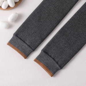 หนาขึ้น ผ้าขนแกะ ฤดูใบไม้ร่วง ฤดูหนาว Girls Thermal เลกกิ้ง Childrens กางเกงขายาว Girls Outdoor Wear Nine Pounds สีขาว อุ่น กางเกง