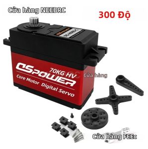 Servo Kim Loại DSpower Mô-men Xoắn Cao Chống Nước IP67 Dành Cho Xe RC 1/5 1/8 1/10 Robot TRX4 Axial Scx10 - Có Thể Lựa Chọn Từ 20kg Đến 70kg