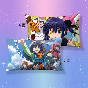 Anime Pillowcase Single Student Yandere Love 48*74cm Bird Flying Six Flowers Polyester Fiber Single Person Pillow Cover