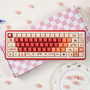 UR65 Custom Gaming Mechanical Keyboard Tri-mode Gasket RGB Hot-Swap QMK/VIA Custom 65% Cute Girl Office Gaming Keyboard