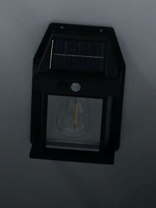 Solar Wall Light LED Motion Sensor Light Outdoor Waterproof Household Solar Tungsten Wire Light