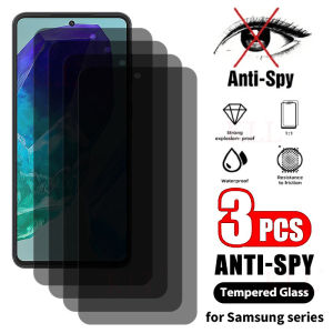 3Pcs Anti-Spy Privacy Glass For Samsung M35 M34 M33 M32 M55 M54 M53 M52 M04 M15 M14 M13 M12 M23 M22 F55 C55 Screen Protector