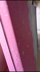 Cover Sarung Busa Resleting Motif Awan Warna Pink Ungu Ukuran 80 Sampai 200 cm Bahan Katun Adem Tidak Mudah Luntur Murah Aestetic