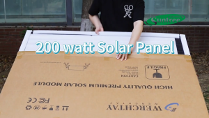 【Suntree Electric】 200W Monocrystalline Solar Panel with 20A Controller and Waterproof Design for Home Use