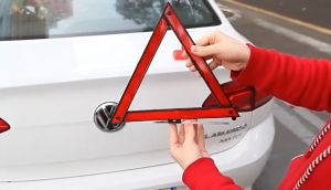Foldable Car Warning Safety Road Sign Emergency Reflective Triangle Kit Papan Segitiga Kecemasan Exclamation Mark