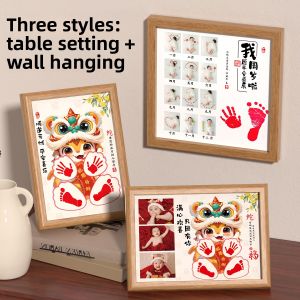 XIAOWANDOU | Baby Hand and Footprint Keepsake Frame