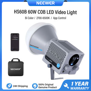 NEEWER HS60B 60W Bi-Color Mini COB LED Video Light with App Control 2700-6500K CRI/TLCI 97+ Continuous Output Lighting