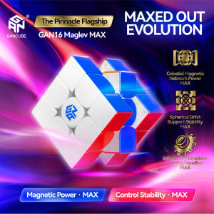 GAN16 Maglev Max 3x3 Magnetic Speed Cube UV Coated GAN 16 Maglev Magic Cube Education Puzzle Toys For Kids Speed Training