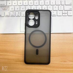MAGNETIC FROSTED Matte / Clear PC TPU Dustproof Phone Case Oppo Reno 13 13F 12 12F A5 Pro 5G 4G Non Yellow Shockproof GB