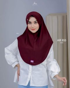 Arrafi AR 855 Jilbab hijab kerudung bergo krudung wanita dewasa jersey instan polos best seller terbaru new terlaris modern kekinian murah viral lebaran 2024 adem murah promo cantik pet antem bahan stella cantik bayar di tempat COD gratis ongkir