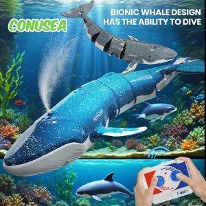 RC submarine Underwater Remote Control Whales shark spray Radio control Submarines Boat Diving in pool  water toys for children