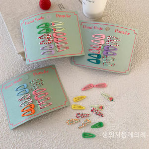 Colorful Hair Clips for Girls Cute Baby Girls Hair Accessories No Damage Side Bangs Hair Clips Versatile Hair Accessories