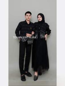 Azela Dress Tenun kimonik Tenun