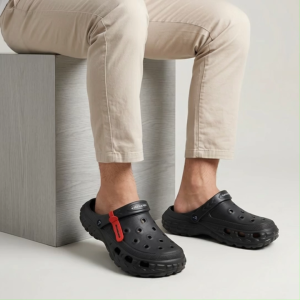 Cavando Sandal Lubang Lelaki Mens Hole Shoes CMJ3505 / CMJ3506 Warna Hitam/Putih (Black / White)