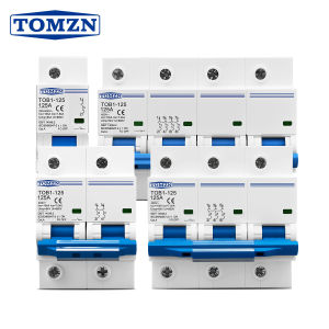 Công Tắc Ngắt Mạch MCB Dòng Điện Cao TOMZN 80A 100A 125A 400V AC Có Bảo Vệ Quá Tải Ngắn Mạch 10kA Để Đảm Bảo An Toàn Điện