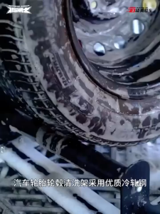 Tire Hub Rotating Rolling Rack – Multi-Purpose Holder for Car Cleaning/Beauty/Tire Repair Tools