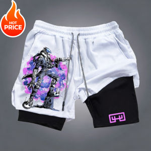 Bandai | Digimon War Greymon Summer Mens Fitness 2026 New Double-Layer Replica Two-Piece Loose-Fit Training Running Shorts Casual Pants