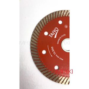 DIAMOND BLADE WHEEL TAIYO 4 INCH / PISAU MATA GERINDA GERANIT TAIYO TURBO