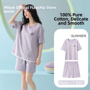 MiiOW | Cute Padded Cotton Sleepwear Set 3pcs