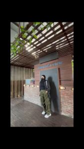 Cargo Pants Wanita - Celana Cargo Pants Wanita - Cargo Highwaist Loose Pants American Drill