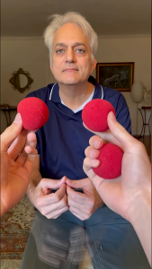 Combo 4 Banh Bông Đỏ Ảo Thuật - Set 4 Sponge Ball Magic