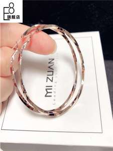 Rose Gold S925 Silver Needle Large Earrings Women Simple Elegant Versatile Ear Cuffs Korean Style Fashion Jewelry Accessories