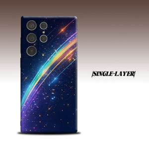 Rainbow Meteor For Samsung Galaxy S26 S25 S24 A56 A36 Dual Layer Luxury Fashion Full Lens Protective Case