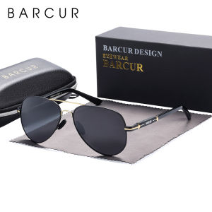Kính Râm Phân Cực Nam BARCUR Bảo Vệ UV400 Tròng Kính Tac Đi Lại Hàng Ngày Khung Hình Bầu Dục Thời Trang Du Lịch Ngoài Trời Cần Thiết