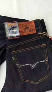 Celana Jeans Panjang Pria ROLSS Denim Selvedge sanforized Premium High Quality