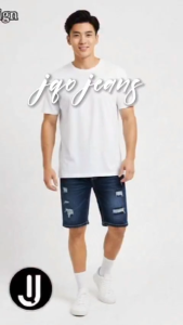 JQO Paket Hemat 100k Dapat 2pcs Celana Pendek Jeans Sobek Broadshort