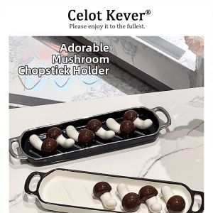 Creative Cute Ceramic Chopstick Rest