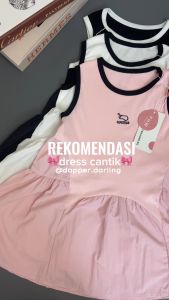 Dapper Darling Dress Anak Perempuan Gaun Tanktop Kasual Gaya Korea