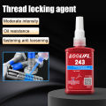 LOOLIFL 50 ml Medium Strength Threadlocker (blue) Glue 243 Threadlocker (blue) Firm Screw Glue Anaerobic Anti Loosening Agent. 