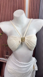 LALUNA SWIM ชุดว่ายน้ำ 3ชิ้น ชุดชายทะเลหญิง ชุดไปทะเล แซ่บๆ มีไซส์ S-L | น้ำหนัก 38-58 กก. Y616