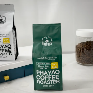 เมล็ดกาแฟคั่วเข้ม เมล็ดกาแฟคั่วดอยช้าง กาแฟคั่ว Coffee beans คั่วอ่อน คั่วกลาง คั่วเข้ม size AA 250กรัม 500กรัม Aliz Selection