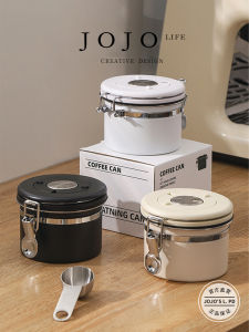 Portable Sealed Jar with Spoon Stainless Steel 4 Kitchen Storage Container ness Preservation Box JOJOS L PD.Pullin.304